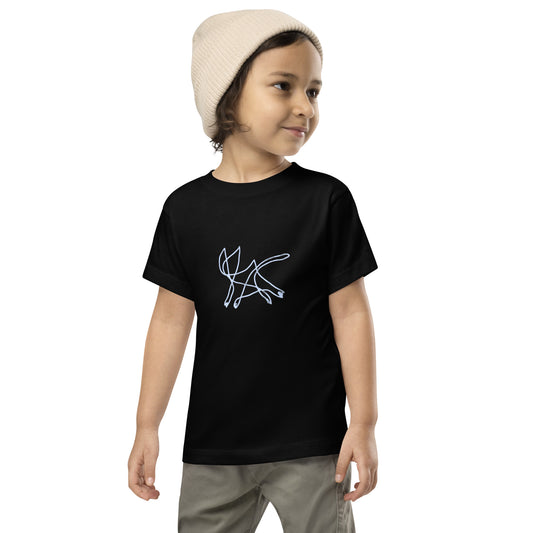 Toddler Squiggle Cat Short Sleeve Tee