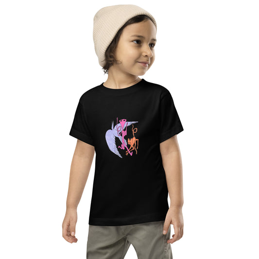 Toddler Alien Cat Bird Short Sleeve Tee