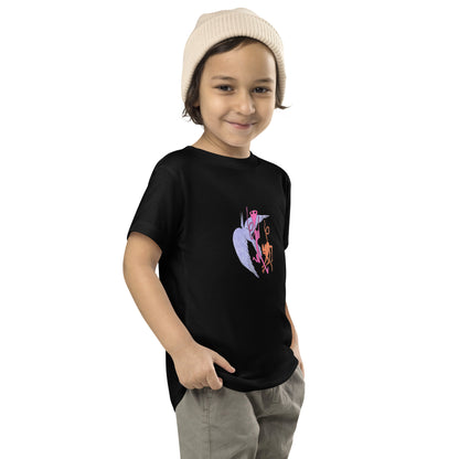 Toddler Alien Cat Bird Short Sleeve Tee