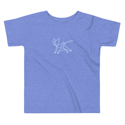 Toddler Squiggle Cat Short Sleeve Tee