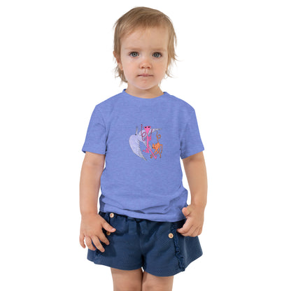 Toddler Alien Cat Bird Short Sleeve Tee