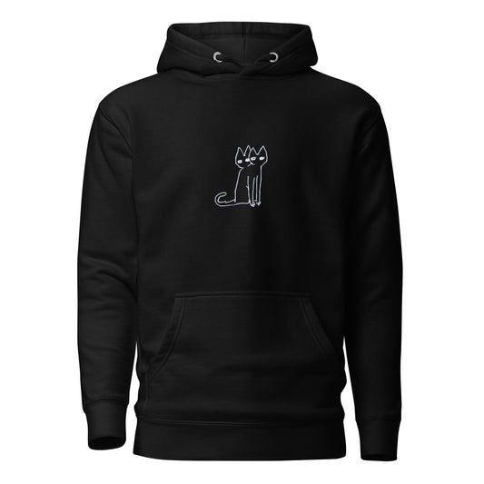 Two-Headed Cat Unisex Hoodie