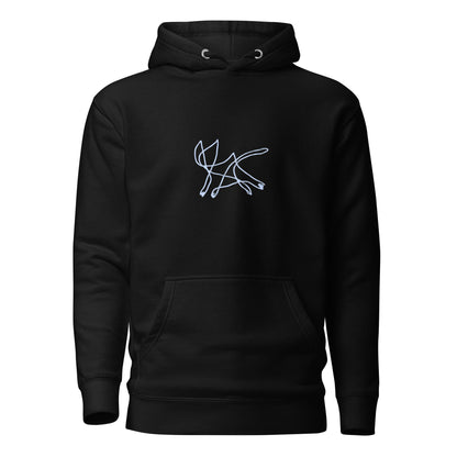 Squiggle Cat Unisex Hoodie