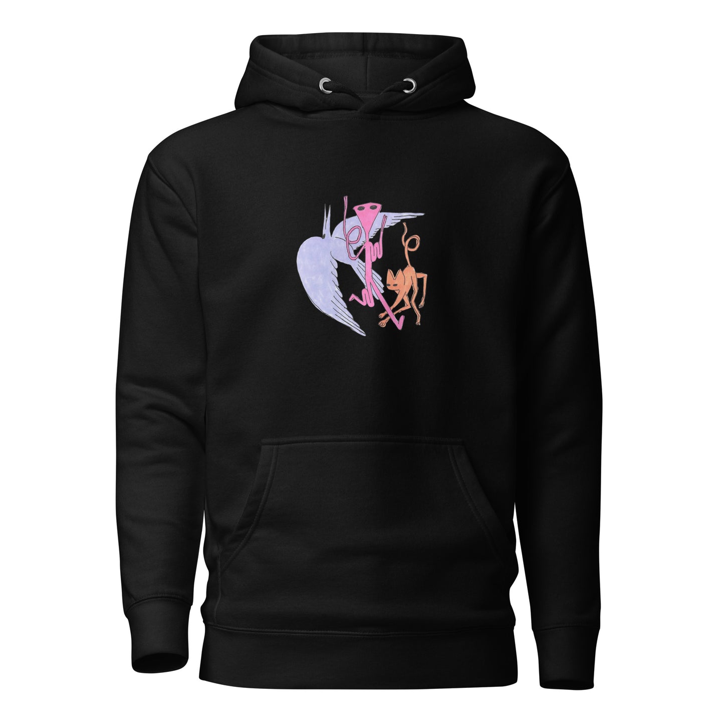 Alien Cat Bird Unisex Hoodie