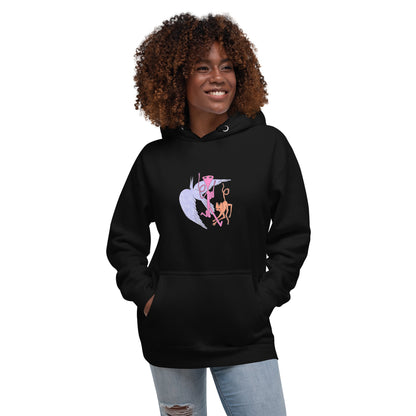 Alien Cat Bird Unisex Hoodie