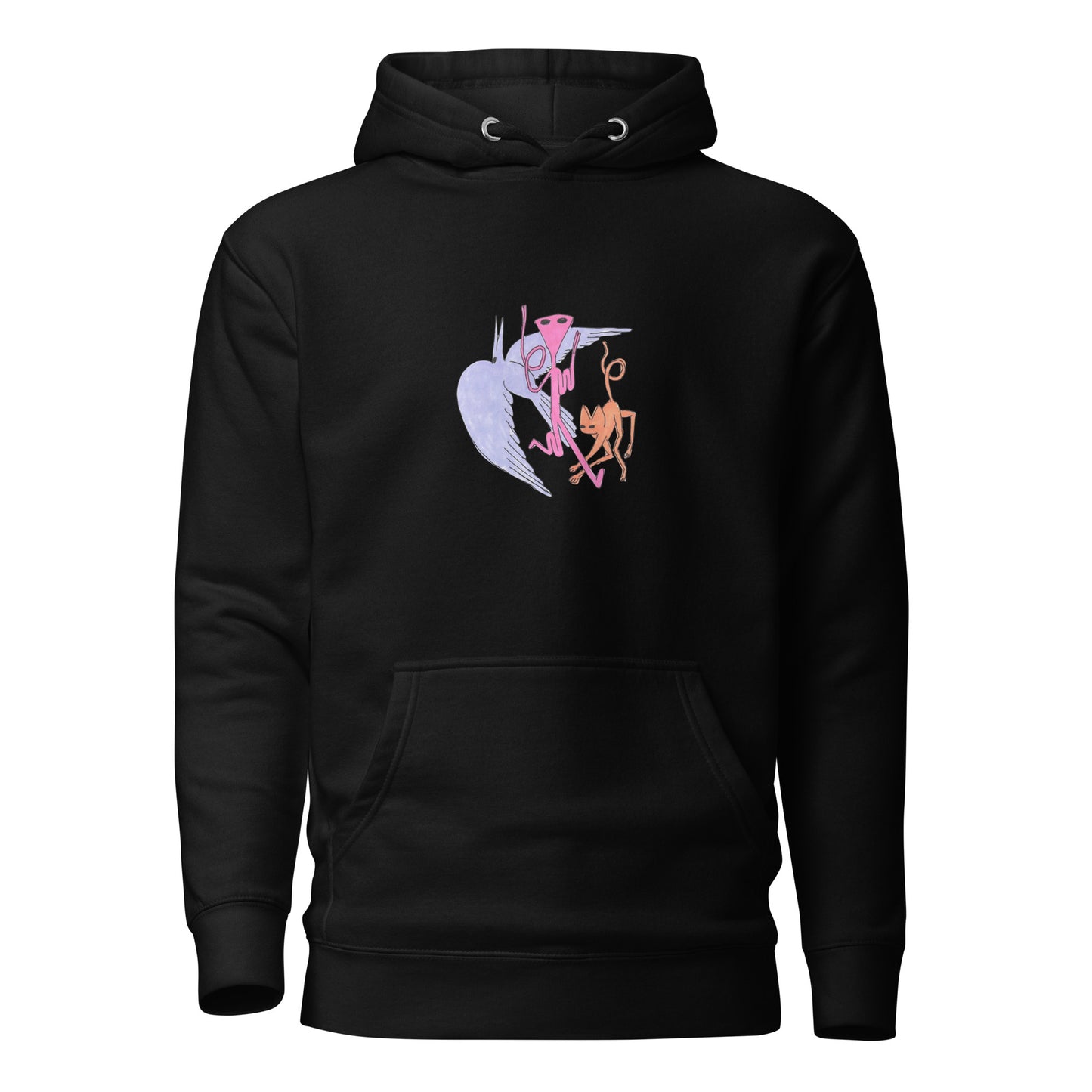 Alien Cat Bird Unisex Hoodie