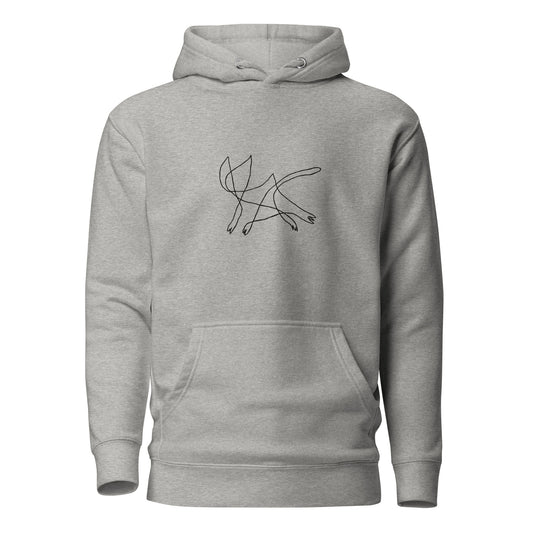 Squiggle Cat Unisex Hoodie