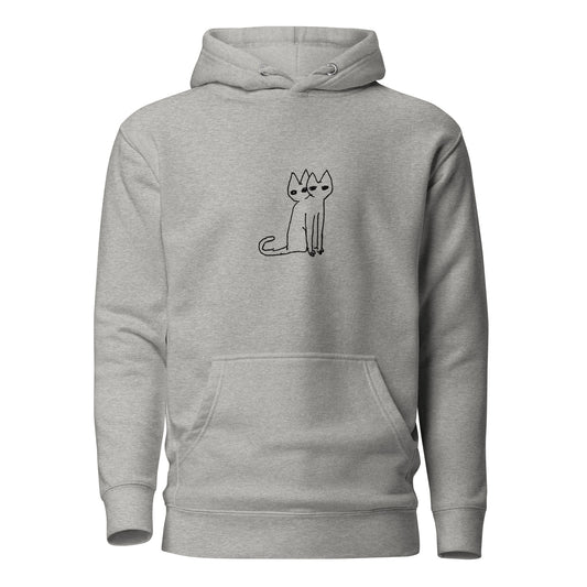 Two-Headed Cat Unisex Hoodie