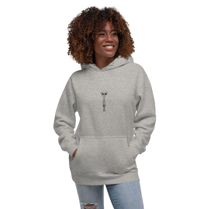 Heart Head Alien Unisex Hoodie