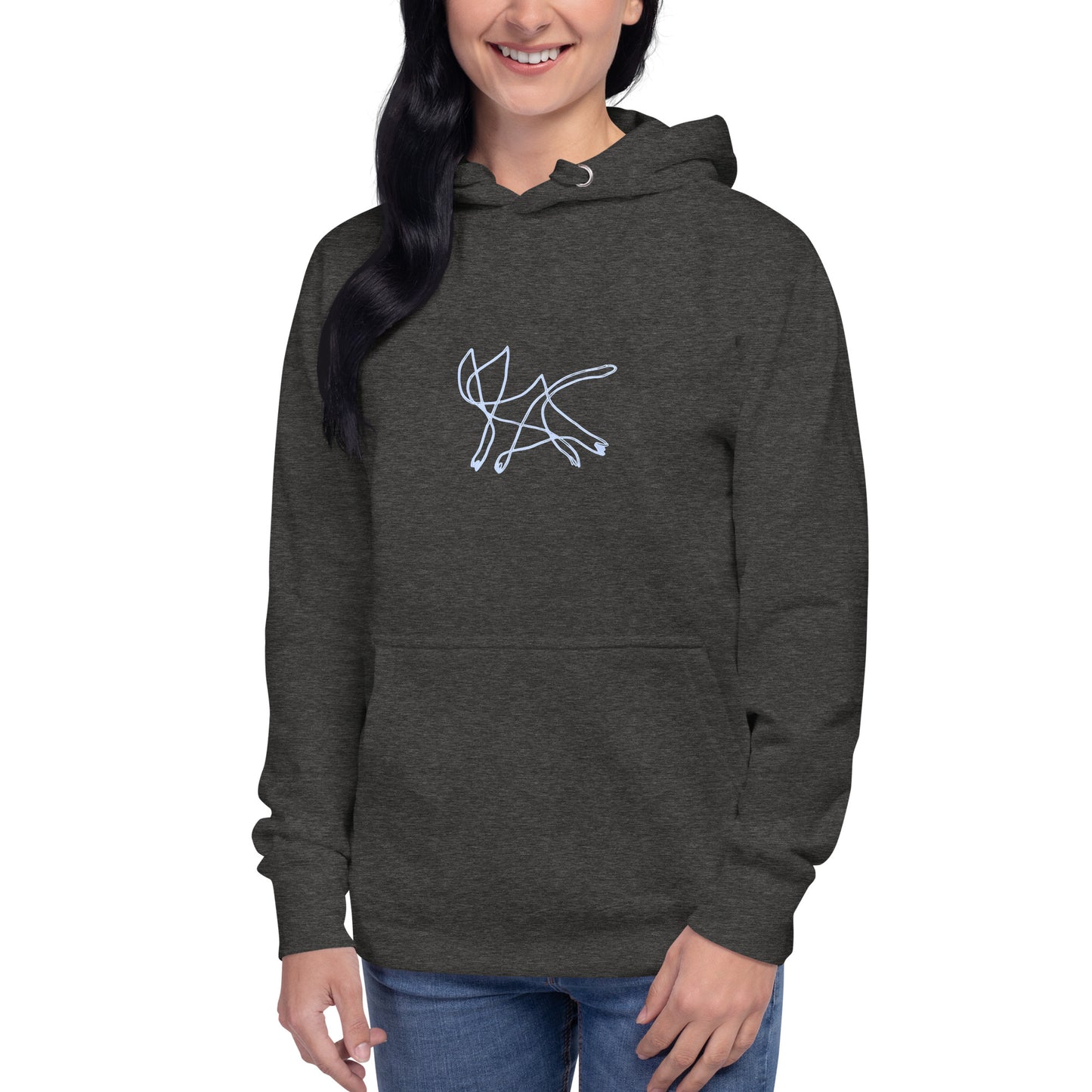 Squiggle Cat Unisex Hoodie