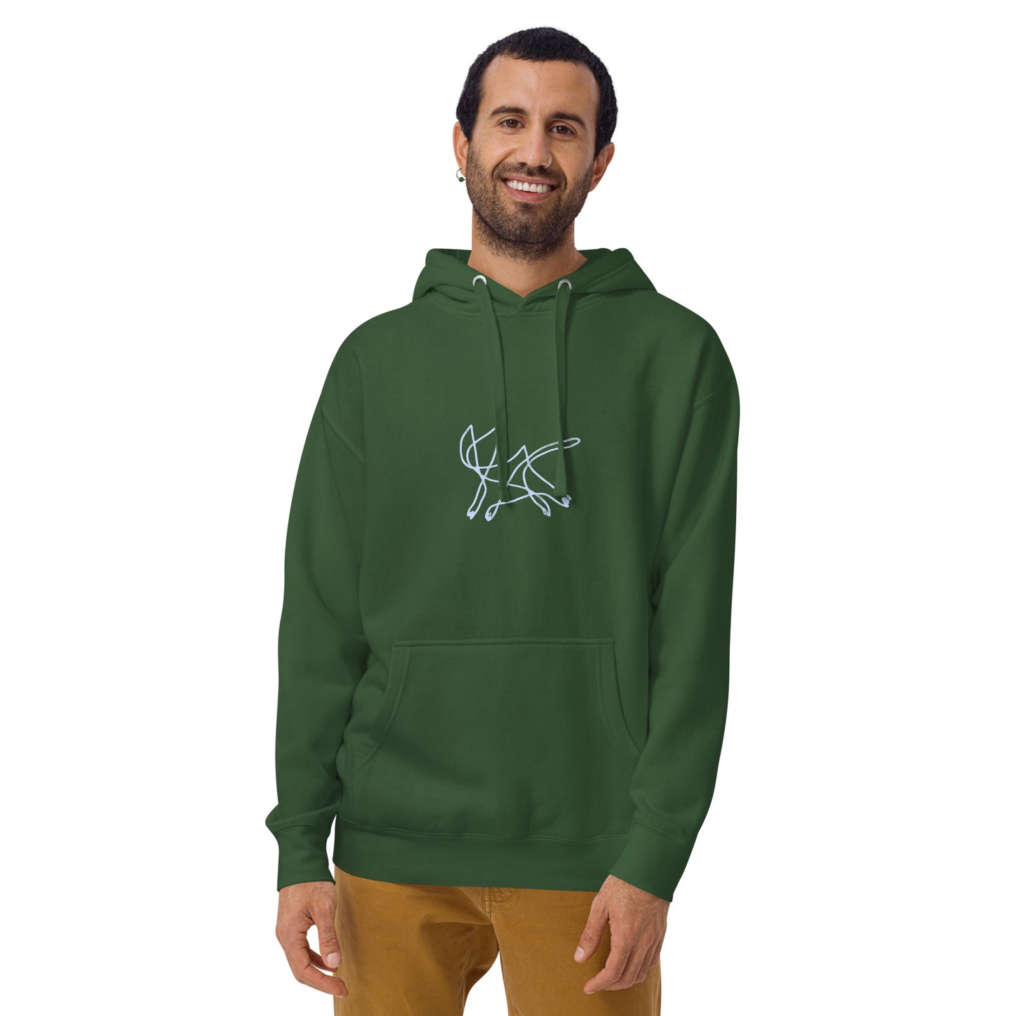 Squiggle Cat Unisex Hoodie