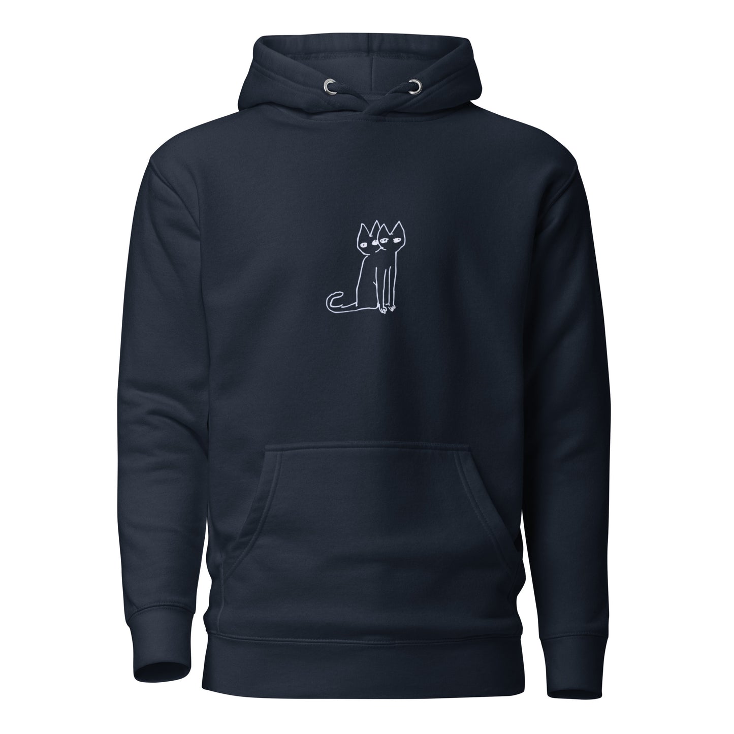 Two-Headed Cat Unisex Hoodie