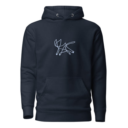 Squiggle Cat Unisex Hoodie