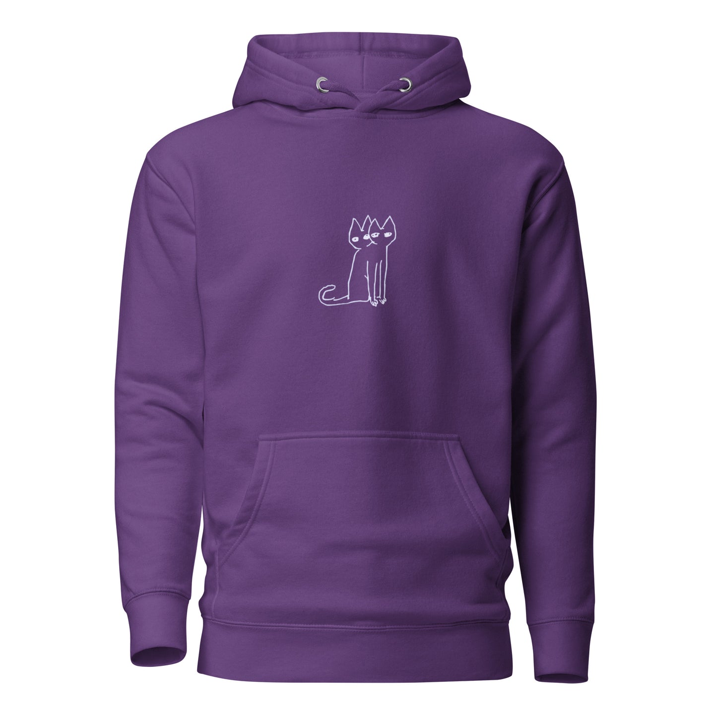 Two-Headed Cat Unisex Hoodie