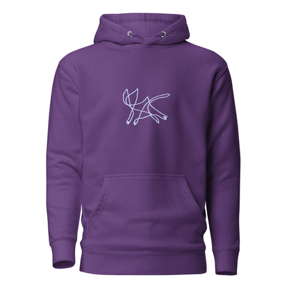 Squiggle Cat Unisex Hoodie