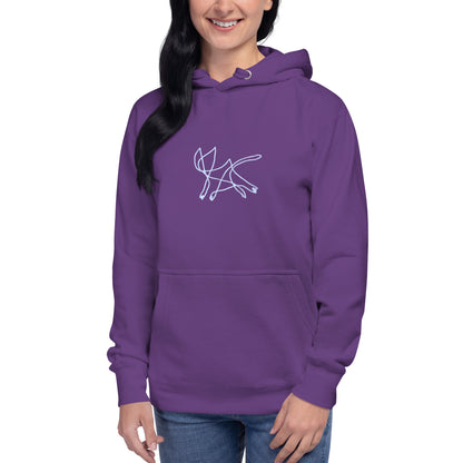 Squiggle Cat Unisex Hoodie