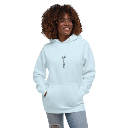 Heart Head Alien Unisex Hoodie