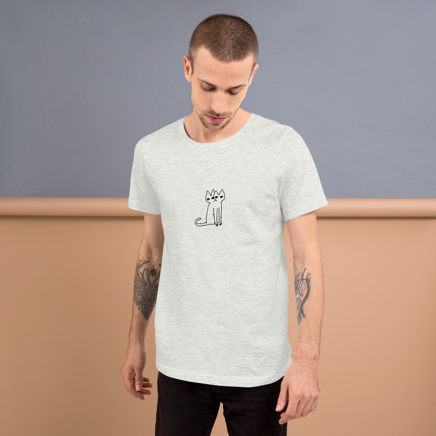 Two-Headed Cat Unisex t-shirt