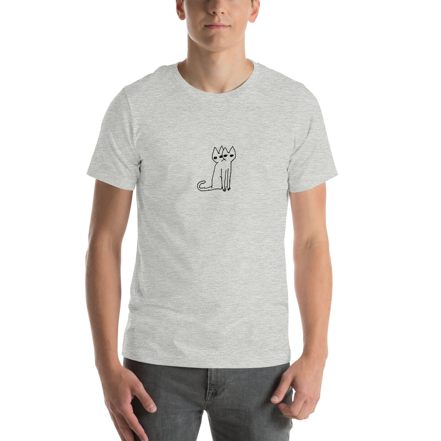 Two-Headed Cat Unisex t-shirt