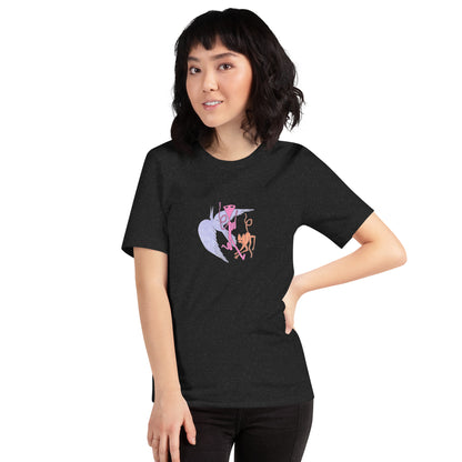 Alien Cat Bird Unisex t-shirt