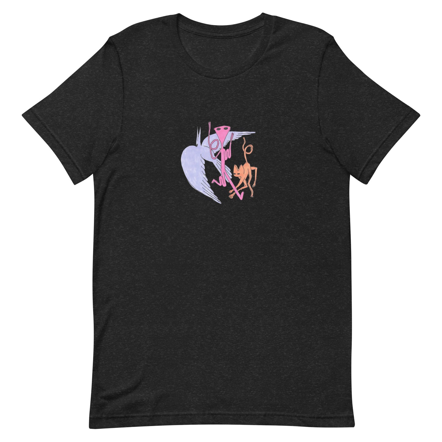 Alien Cat Bird Unisex t-shirt