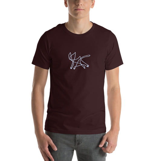 Squiggle Cat Unisex t-shirt