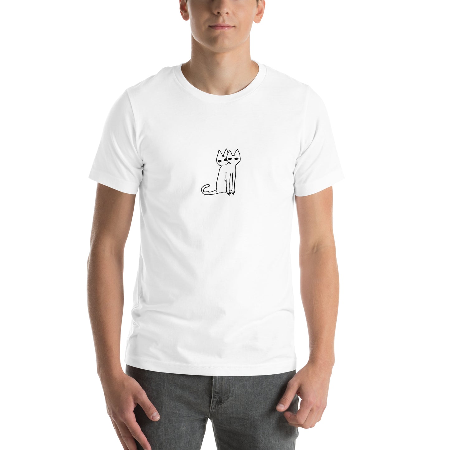 Two-Headed Cat Unisex t-shirt